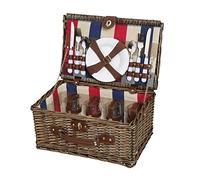 Cilio LENNO Wicker Picnic Basket, Brown, One Size