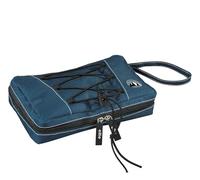 CILIO Mare MiniCool S Insulated Bag, Denim Blue, 1.4 L, 22 x 13 x 5 cm, Insulating Film, Polyester, Carrying Strap, Cord, Zip Main Compartment/Back, Cool Bag for Medication, Cosmetics, Snacks