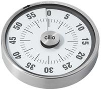 Cilio Timer Gro Pure Large Stainless Steel Matte with Magnet on the Back