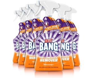 Cilit Bang Limescale and Grime Spray power Cleaner Pack of 6 (750ml Each)