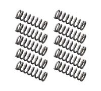Cilky 10pcs Spring Compressed, Small Size Pen Spring, 304 Stainless Steel Sliver Spring Length 10-30mm, OD 4-6mm Small Springs Compression(Color:0.3mm*4mm*10mm)