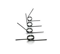 Cilky 10Pcs V-shaped Torsion Spring 0.7mm Wire Diameter Right Rotation Type Torsion Spring 60 90 120 180 Degrees Custom Metal Spring Small Springs Compression (Size : 90 Dregees, Color : 3LAPS_6MM)
