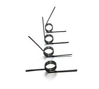Cilky 10pcs Wire Diameter 1.4mm 3/6/9Coils Spring Steel V-spring Torsion Tiny Torsion Spring Hairpin Spring 180/120/90/60 Degree Small Springs Compression (Size : 90 Dregees, Color : 9LAPS_18MM)