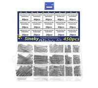 Cilky 450pcs Compressed Spring Pen Spring Assorted Release Compressed Stainless Steel Replacement Spring for Pens Small Springs Compression