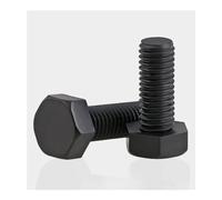 Cilky Metal Screws 20/50Pcs M3 M4 M5 Black Nylon Hexagonal Screw, Plastic Insulated Bolt Length 4mm-100mm(20mm,M5-20pcs)