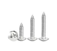 Metal Screws 5-20Pcs M3 M3.5 M4 M4.2M5M5.5M6M6.3 304 Stainless Steel Truss Head Self-tapping Screw Cross Mushroom Head Wood Screw(60mm,M4.2-20pcs)