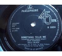 Cilla Black - CILLA BLACK Something Tells Me 7" Vinyl