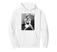 Cilla Black Singer Presenter 60S Style Icon 1968 Pullover Hoodie, Adult Unisex, White, Large