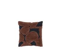 Cilla Tufted Cushion Black/Dark Chocolate