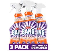 Cillit Bang 750ml Limescale Remover, 3 Pack, Fast Stain & Virus Eliminator, Disinfectant, Soap Scum & Rust Cleaner, Fresh Scent, Water & Dirt Repelle
