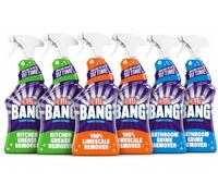Cillit Bang Kitchen Grease, Bathroom Grime and Limescale remover | Amazing 1st time results | 6x 750ml
