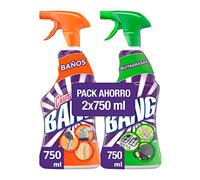 Cillit Bang Powerful Grease and Anti-Limescale Cleaner Spray - Pack of 2 x 750 ml