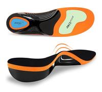 Cilnos Plantar Fasciitis Orthotic Insoles, High Arch Support Shoe Inserts for 220+ lbs | Pain Relief Flat Feet & Shock Absorbing Work Boot | Men/Women All-Day Standing Comfort - L