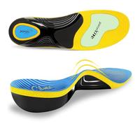 Cilnos Plantar Fasciitis Orthotic Insoles, High Arch Support Shoe Inserts for 220+ lbs | Pain Relief Flat Feet & Shock Absorbing Work Boot | Men/Women All-Day Standing Comfort - L