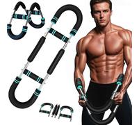 Cilnos Saker Twister Arm Trainer, Adjustable Chest & Arm Workout Equipment, Portable Home Gym Fitness Device for Men, Strength Training Bar for Arms, Shoulders, Chest, Grip & Rehabilitation
