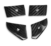 Ciloc Car Interior Mouldings For Corvette C8 2020-2023 Car Steering Wheel Panel Sticker Interior Trim(Black)