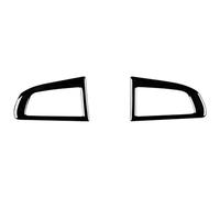 Ciloc Car Interior Mouldings For Mazda 3 For Axela 2010-2013 Car Steering Wheel Button Frame Piano Black Sticker(2 pcs)