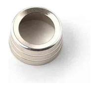 Ciloc Car Interior Mouldings For Smart 453 For Fortwo For Forfour Car Rearview Mirror Adjust Knob Decoration Ring Aluminum Alloy(Silver)