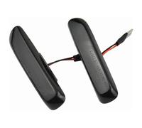 Ciloc For 3 Series For E46 Sedan Coupe Wagon Convertible 1997-01 Sequential Turn Signal Side Marker Light Car Indicator Lights Wing Mirror Turn Signal Light(Dynamic Smoked Type)