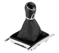 Ciloc Gear Shift Knob for VW for Amarok 2010-2022 5/6 Speed Car Gear Shift Knob PU Leather Gearshift Head Manual Transmission Accessicess Knobs(5 Speed)