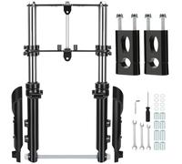 CILOYU Mini Bike Front Forks Suspension Kit Compatible with Coleman CT100U Baja DB30 Monster Moto MMB80 MMB105 Motovox MBX10 MBX11 GMB100 TrailMaster Storm 200 Minibike Parts with 7/8 Handlebar Risers