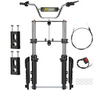 CILOYU Mini Bike Front Suspension Fork Kit Compatible with Monster Mega Moto 80cc 105cc Motovox MBX10 MBX11 Coleman CT100U Baja Racer Doodlebug FRP GMB100 TrailMaster Storm 200 Parts 7/8 Handlebar