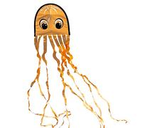 CIM Octopus kite - Draki ADVANCE - PACIFIK - Single line kite for children from 3 years old - measurements: 25x160cm - incl. kite line … (ORANGE)