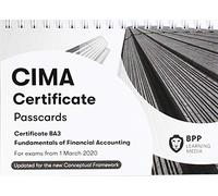 CIMA BA3 Fundamentals of Financial Accounting: Passcards