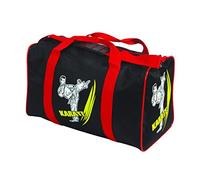 Cimac Holdall Bag, Karate, Taekwondo, Kickboxing, Judo, Motif Gym Dojo Bag. Martial Arts, Travel Duffle, Luggage, Black/Red