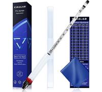 Cimalab Hydrometer Alcohol Meter, Hydrometer Alcohol 0-200 Proof and Tralle Alcohol Hydrometer, Alcohol Proof Tester Hydrometer, Alcohol Tester for Liquor/Moonshine/Spirits/Proofing/Distilled