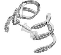CIMAXIC 1 Pair Cute Tiny Ear Studs for Women and Teen, Silver Zinc Alloy Earrings with Lightweight Design, Sturdy and Stylish for Parties and Dating