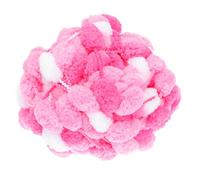 CIMAXIC 1 Roll Knitting Yarn The Brown Chenille Yarn Plush Holiday Cotton Large Pompoms for Pompom Blanket Crafts Felting Wool Crochet Threads Chunky Mini Sew Pink