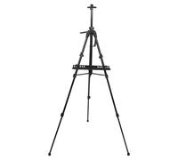 CIMAXIC 1 Set Easel Stand for Painting, Height Adjustable Artist Easel, Canvas Stand Tripod with Plastic Organizer Tray for Home Tabletop & Floor Displaying Black