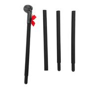 CIMAXIC 1 Set Skull Scepter Staff - Halloween Cosplay Wizard Wand with Bow - Costume Grim Reaper Skeleton Walking Stick for Party Decoration, Haunted House Prop