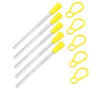 CIMAXIC 10-piece Triangle Iron Mallet Set Professional Hand Percussion Tool Sticks and Carrying Circle for Musical Instruments for Educational Play and Performances