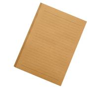 CIMAXIC 100 Sheets Retro Kraft Writing Paper Lined Letter Sheets for Love Notes and Lyrics, 100 Sheets A5 Khaki Paper, Classic Elegant Design Suitable for Expressing Emotions and Smooth