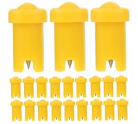 CIMAXIC 100pcs Anti-blocking Needles for Eyelash Glue Bottle, Stainless Steel and Pp Material Replacement Tips for Eyelash Extension Bottles, Suitable for Professional Salon and Family Use