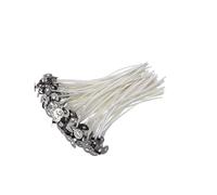 CIMAXIC 100pcs Low Smoke Cotton Core Candle Wicks Diy Craft Project 8cm Length No Lead or Zinc for Candle Making