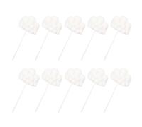 CIMAXIC 10pcs Cloud Shape Cake Toppers Birthday Cake Decor Paper Picks and Dessert Safe to Use with Beautiful Appearance for Birthday Party Decorations