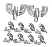 CIMAXIC 10pcs Drum Mount Kit Drum Replacement Hook Metal Claw Hooks for Bass Percussion