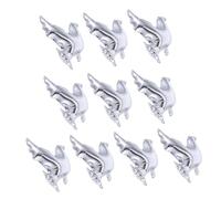 CIMAXIC 10pcs Elegant Peace Dove Balloons Silver Aluminum Foil Pigeon Bird Decorations for Boys and Girls Birthday Festival Wedding