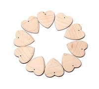 CIMAXIC 10pcs Maple Wood Heart Shape Guitar Picks Soft Tone for Nylon String Instruments Replacement Bass Guitar Plectrum Ukulele Picks