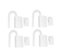 CIMAXIC 10pcs Pinch Door Clips Door Hinge Padlock Revolving Hanging Hanger Holder for Home Hotel Preventing Fingers from Getting Pinched When Closing