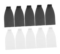 CIMAXIC 10pcs Violin Bow Pads Black White Cello Bow Tips Replacement Parts for Violin Cello Viola Accessories