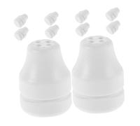 CIMAXIC 10pcs White Plastic Blind Cord Knobs Tassel Pull Cord Ends for Window Blinds Replacement and Repair Smooth Texture Easy Installation Stylish Horizontal Accessories