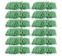 CIMAXIC 12 Rolls Rug Hooking Wool Set - Precut Latch Hook Refills - Green Craft Pieces - Carpet Embroidery Threads for DIY Tapestry Projects