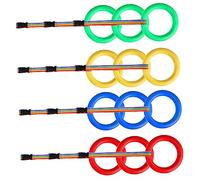CIMAXIC 12pcs Boy Girl Leashes for Toddlers Lost Safety Walking Ropes Handles for Daycare and Preschool Activities Red Green