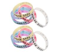 CIMAXIC 12pcs Graduation Silicone Bracelets: Class of 2026 Wristband - Glow in the Dark Congrats Grad Band for University Celebrating School Party Favors