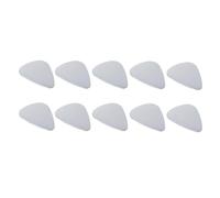 CIMAXIC 12pcs Guitar Picks Double-sided Shiny Stainless Steel Fit for Electric Bass Acoustic Guitars