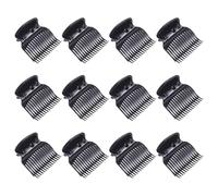 CIMAXIC 12pcs Heat Insulation Hair Claw Clips Hair Curling Clip Plastic Sturdy Design Suitable for Women Projects